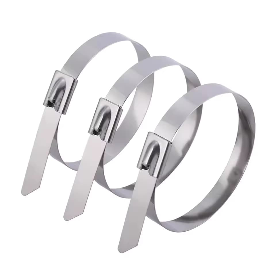304 stainless steel cable ties — product image 1 (REWRITE alt to match photo)